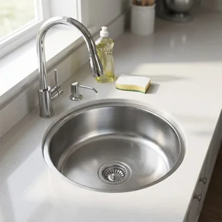 سینک ظرفشویی استیل البرز مدل 170 توکار 102756742